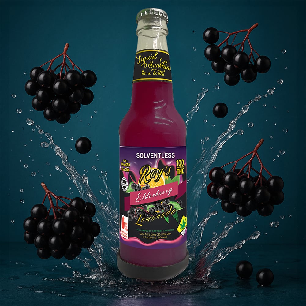 10:10:1 Elderberry [12oz] (100mg CBD/100mg THC/10mg CBN) by Ray's Lemonade