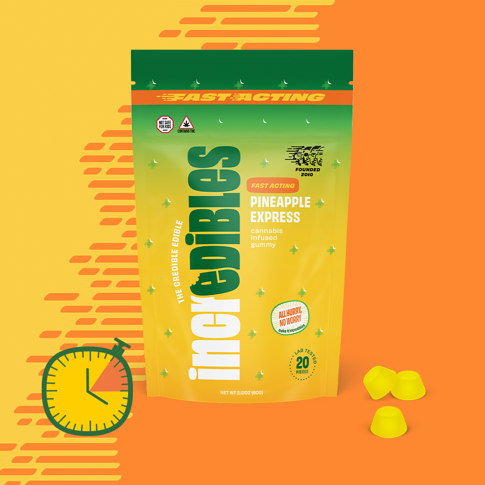 Fast-Acting Pineapple Express [20pk] (100mg) by incredibles