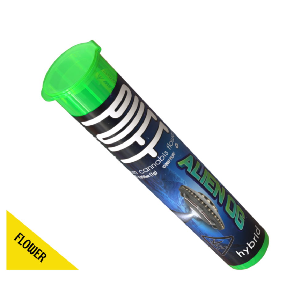 Alien OG - Indica pre-roll by PUFF in United States