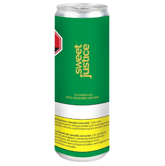 OG Ginger Ale [355ml] (10mg THC) by Sweet Justice