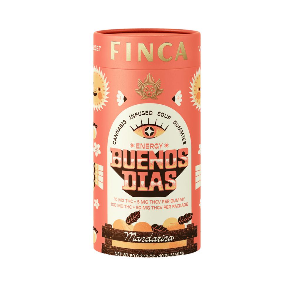 Buenos Días Mandarina Energy [10pk] (100mg THC/ 50mg THCV) by NY Finca