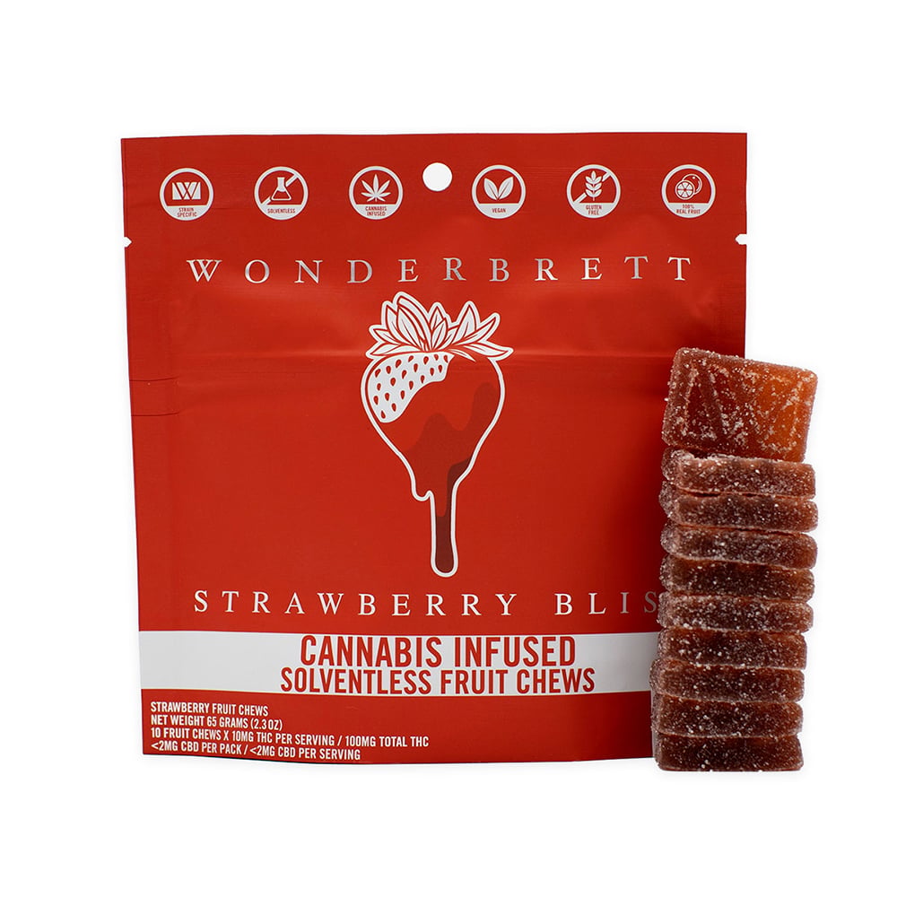 Strawberry Bliss (100mg) by Wonderbrett