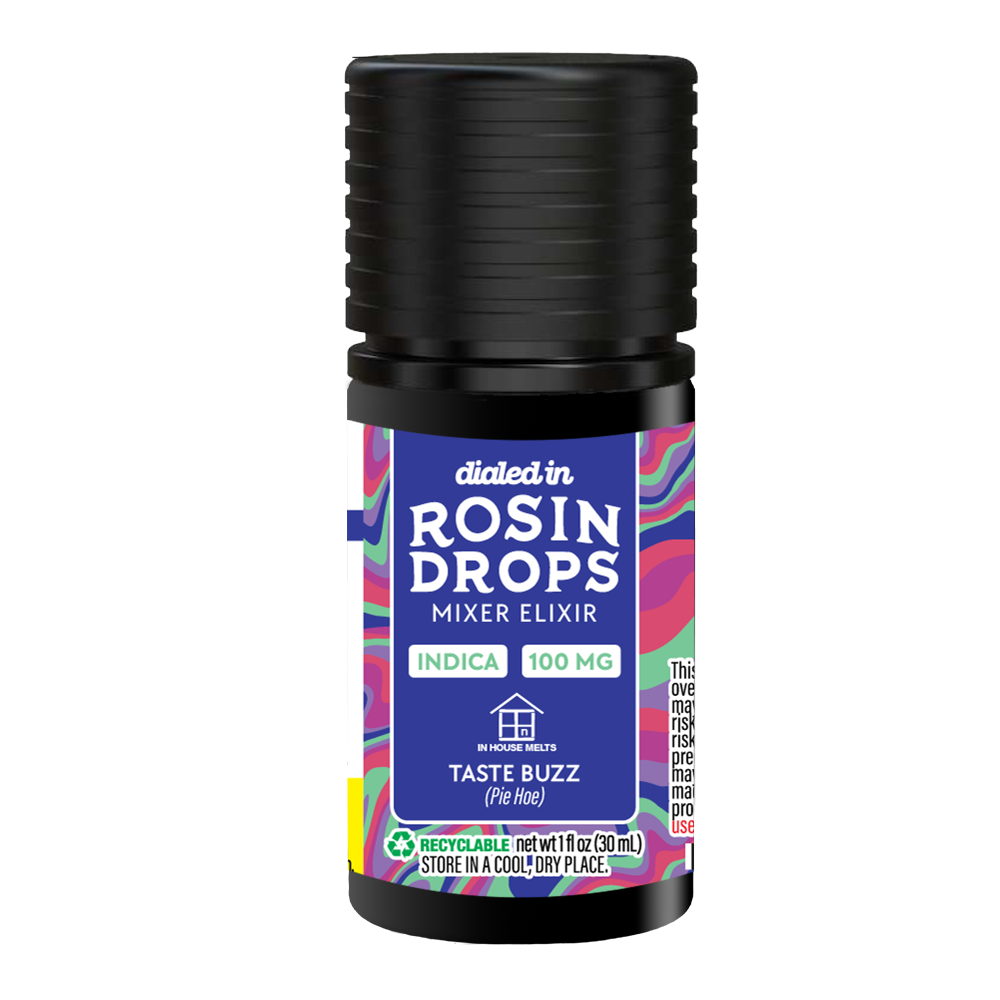 100mg - Taste Buzz - Rosin Drops by Dialed In Gummies