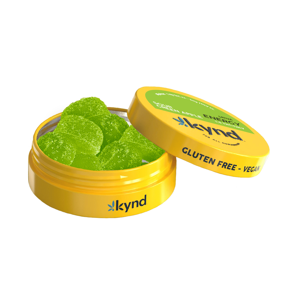 Energy Sour Green Apple [10pk] (10mg THC/50mg THCV) by KYND