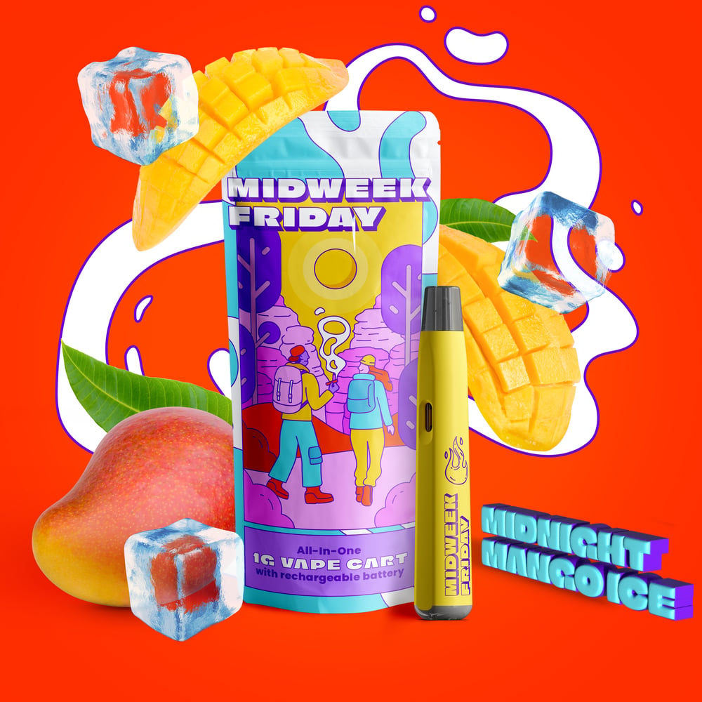 Midnight Mango Ice [1000mg] by Midweek Friday