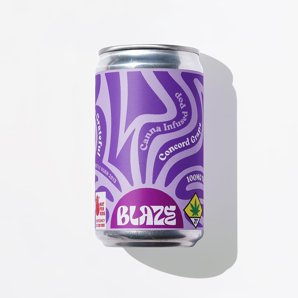 Old School Grape [6oz] (100mg) by Blaze