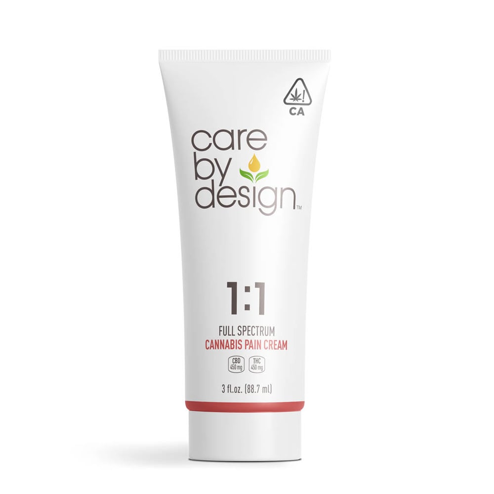 1:1 Pain Cream (50mg CBD/50mg THC) by Care By Design