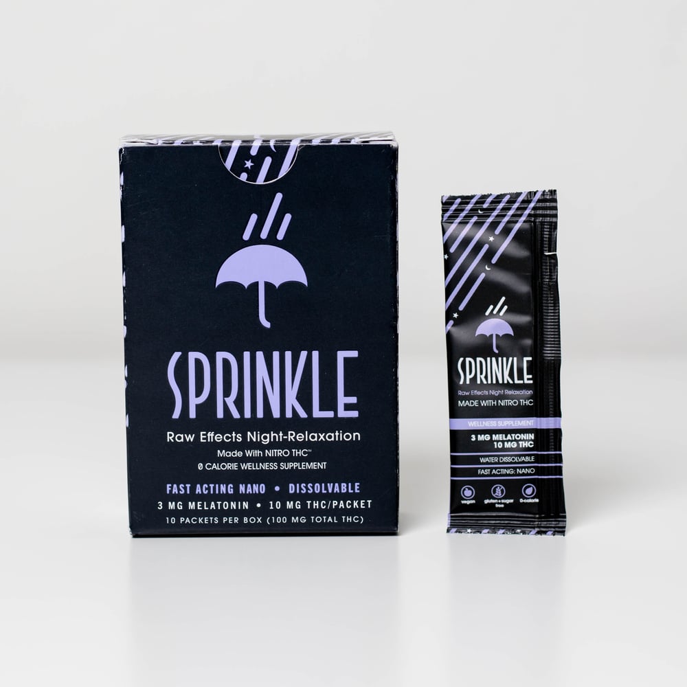 SLEEP Night-Relax Dissolvable 100mg THC | 30mg Melatonin by Sprinkle