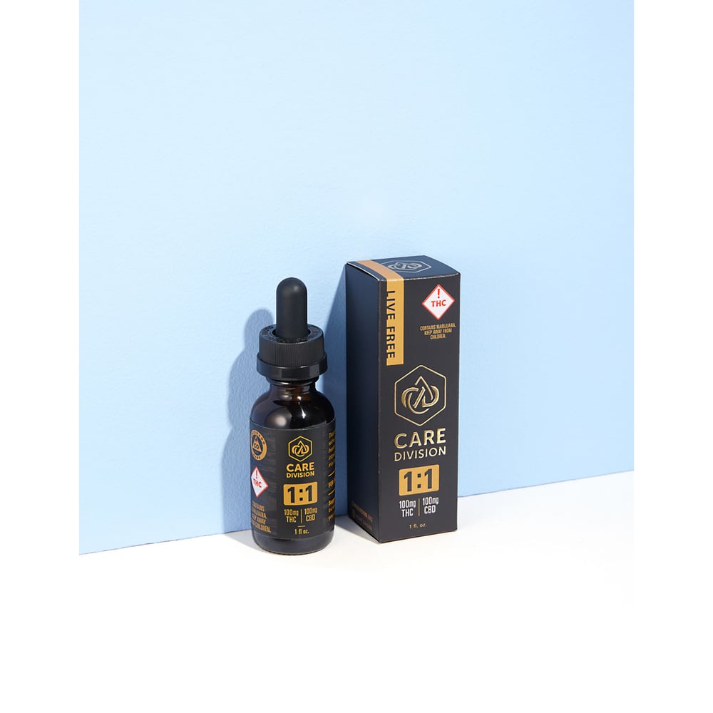 1:1 Stress Free (100mg CBD/ 100mg THC) by Care Division
