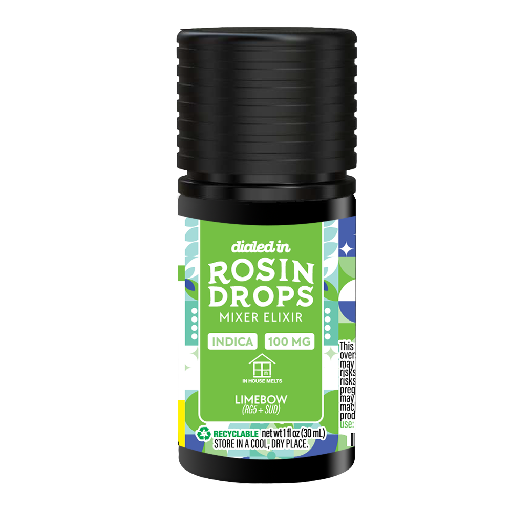 100mg - Limebow - Rosin Drops by Dialed In Gummies