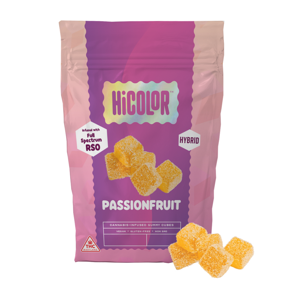 Passionfruit RSO Gummies [2pk] (20mg) by HiCOLOR