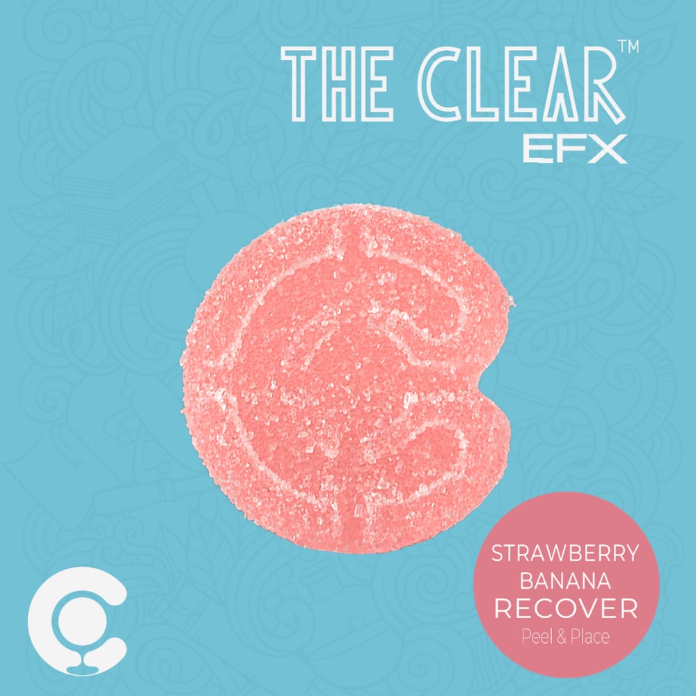 2:1 The CLEAR EFX Gummies 10 Pack | Recover | Strawberry Banana by CLEAR Brands