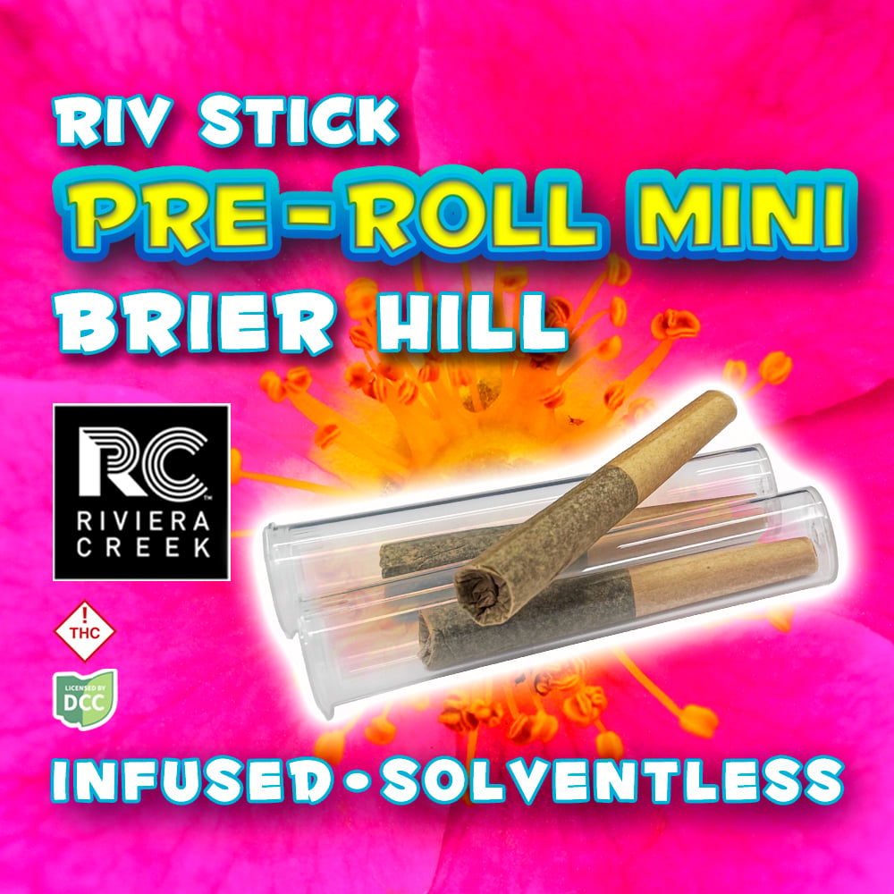 Brier Hill Infused Pre Roll Minis by Riviera Creek