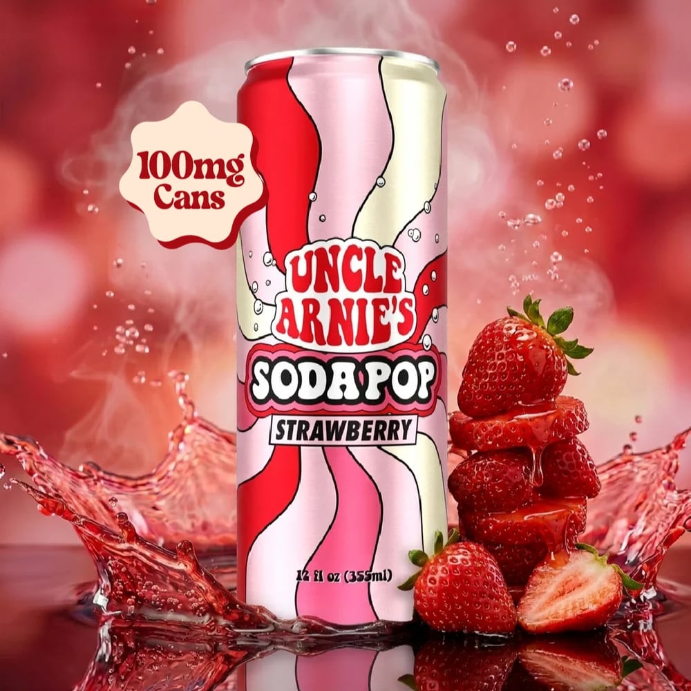 Strawberry [12oz] (100mg) by Uncle Arnie's