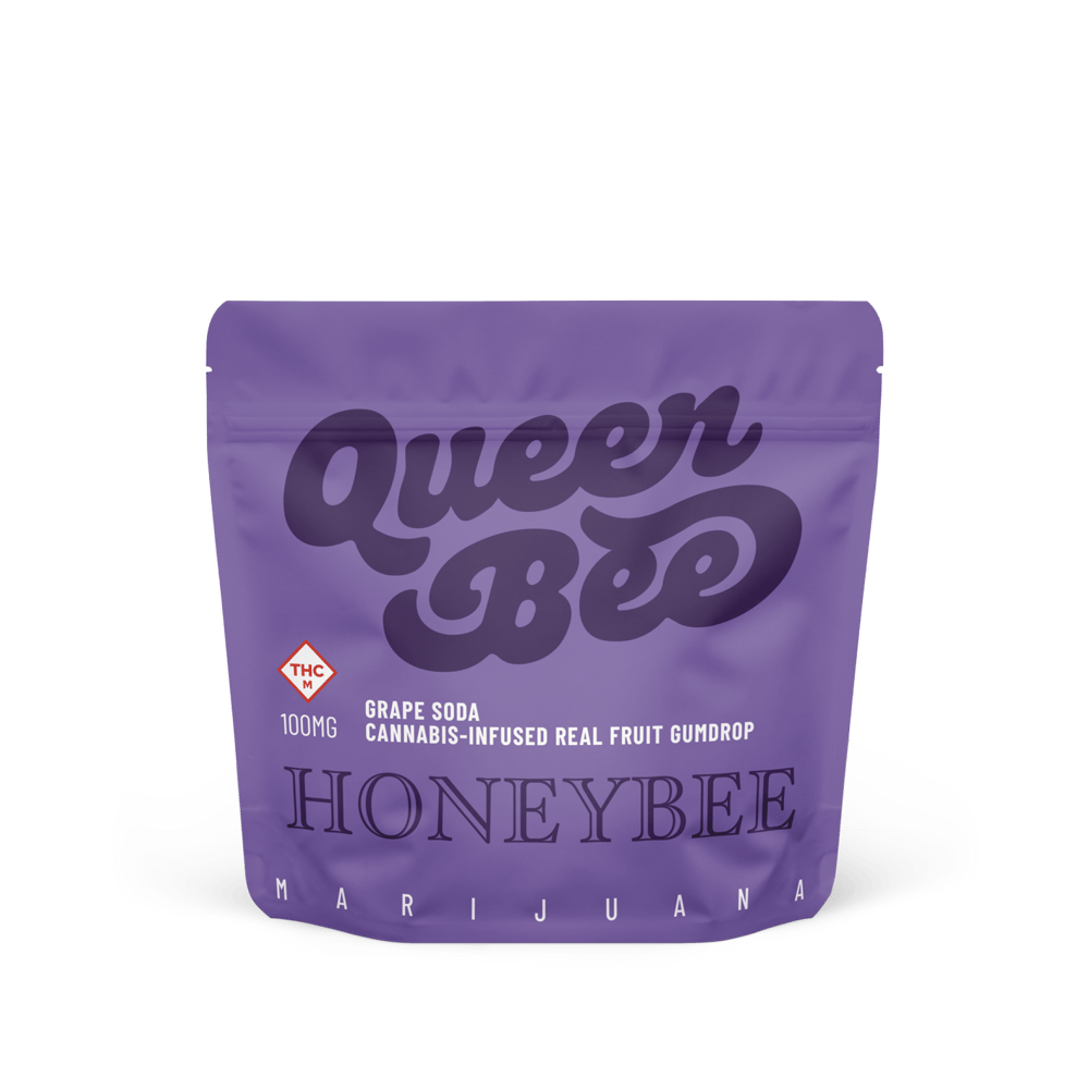 Grape Soda Gumdrop [1pk] (100mg) by Honeybee