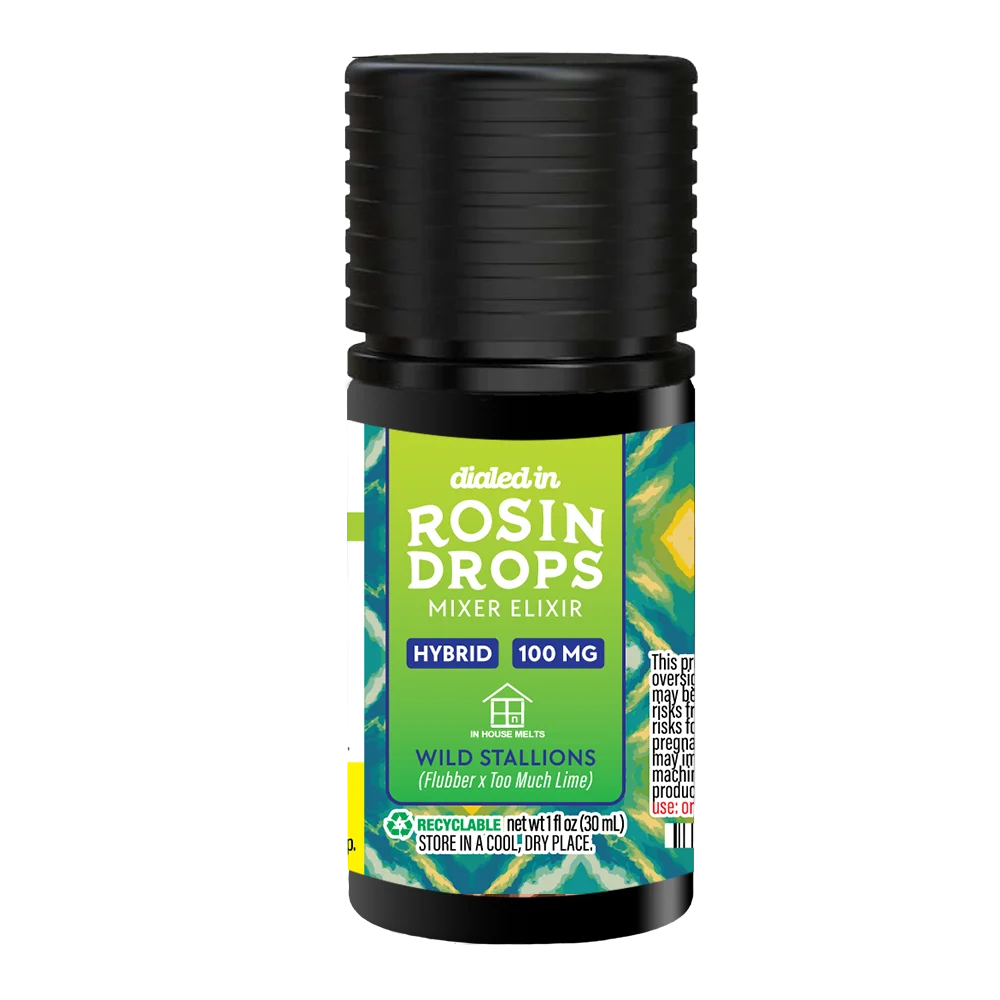 100mg - Wild Stallions #558 - Rosin Drops by Dialed In Gummies