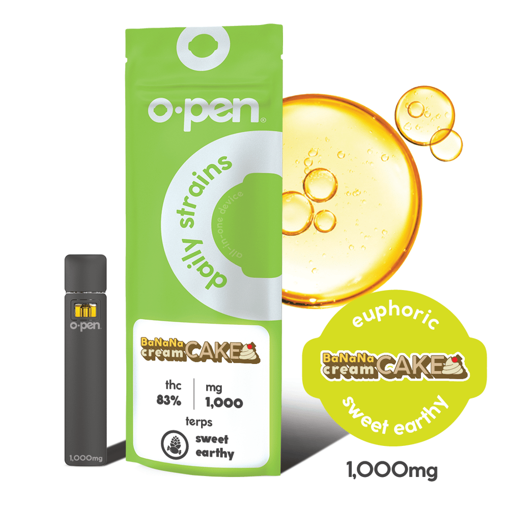 Banana Cream Cake [1000mg] by O.pen