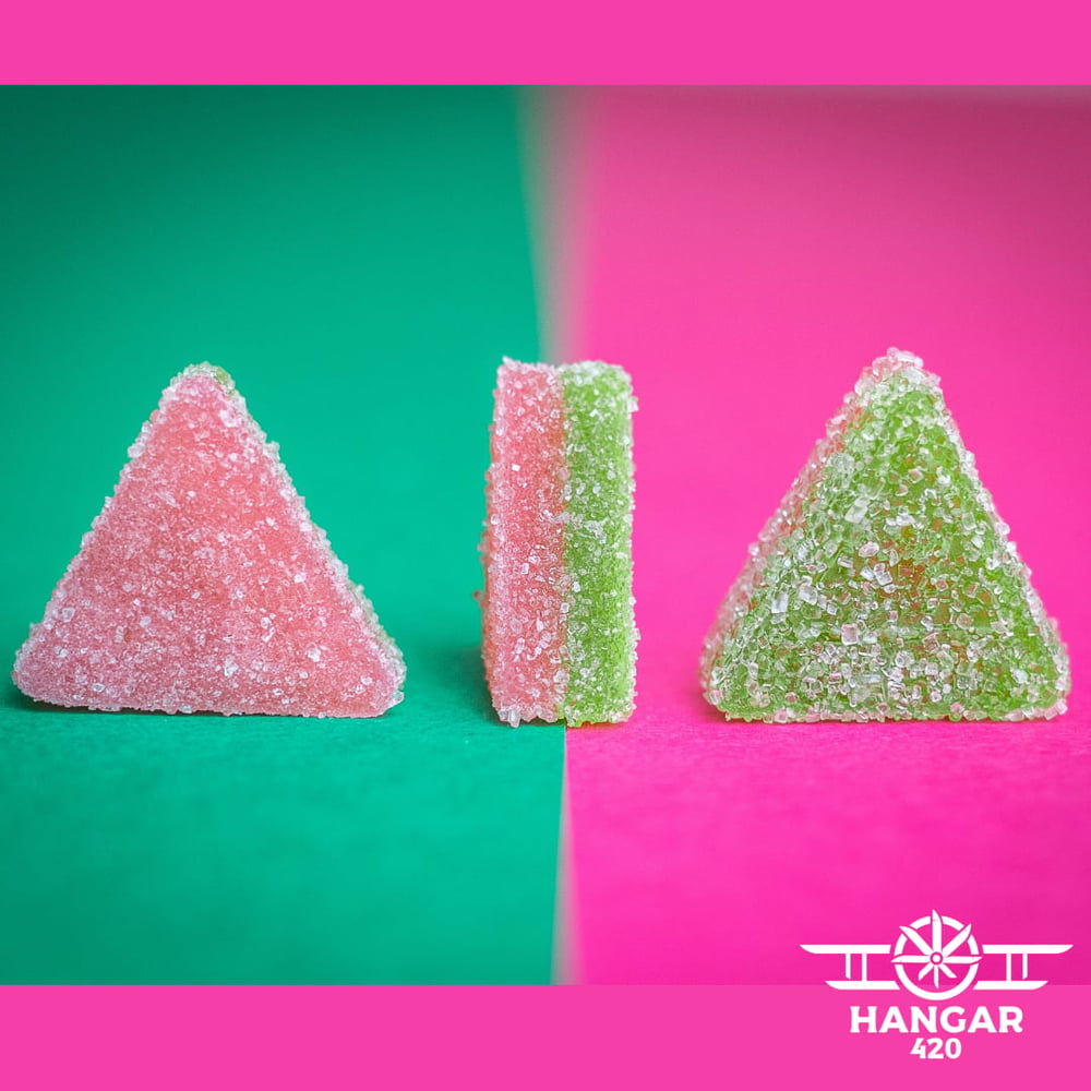 Watermelon - Lime Dual Action [10pk] (100mg) by Hangar 420