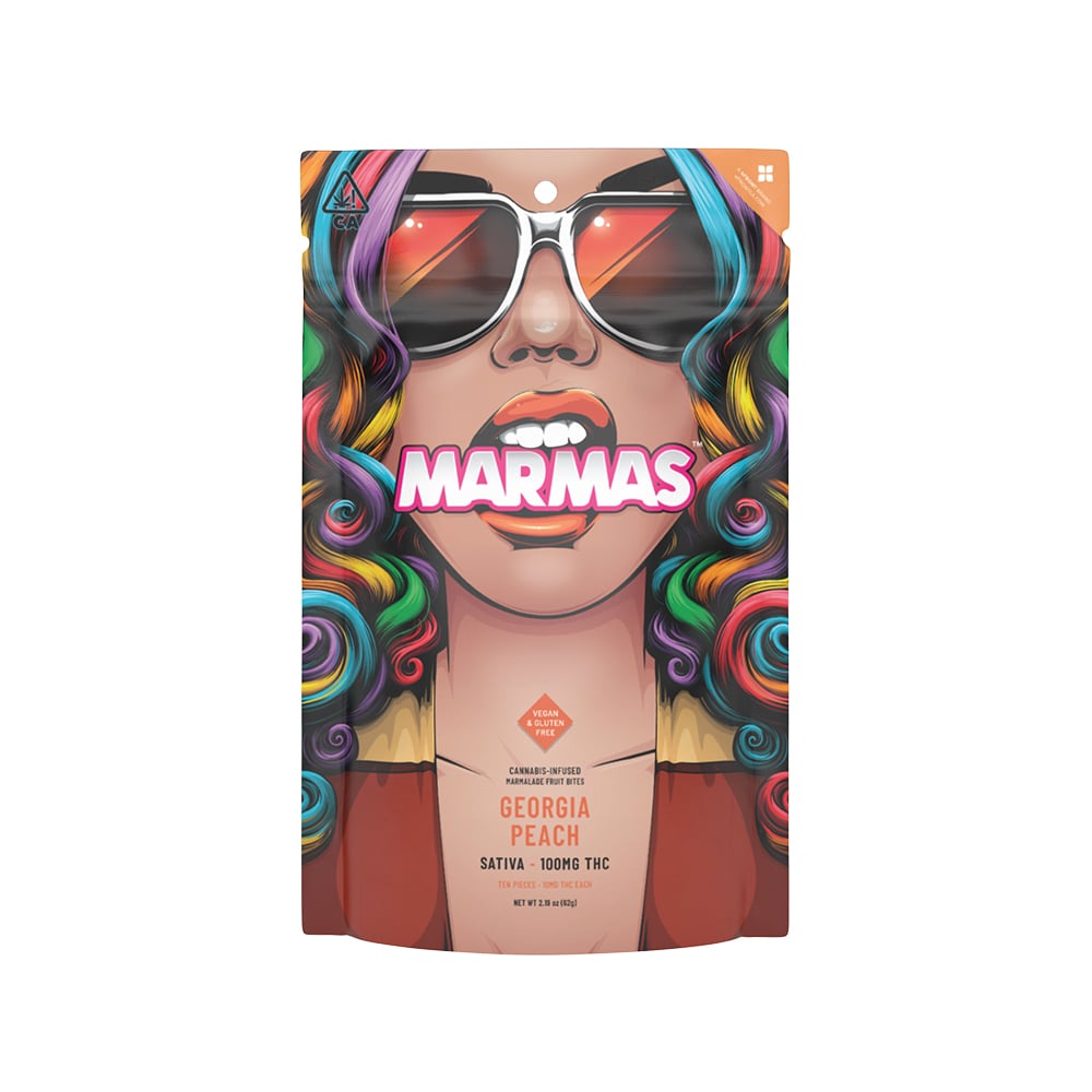 Georgia Peach - Sativa [10pk] (100mg) by Marmas