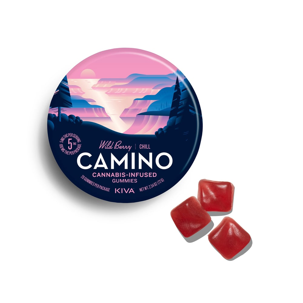 'Chill' Wild Berry [20pk] (100mg THC) by Camino