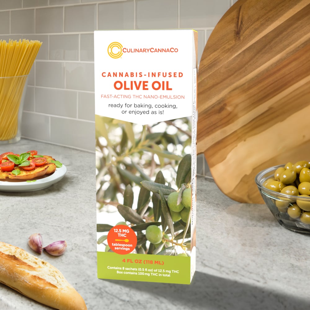 Infused Olive Oil [8pk] (100mg) by Culinary Canna Co.