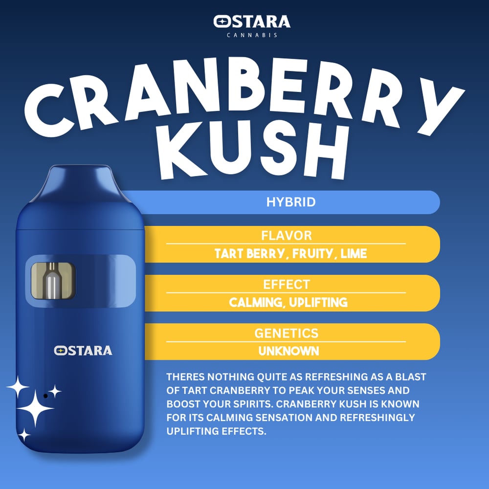 Cranberry Kush [1000mg] by Ostara Cannabis