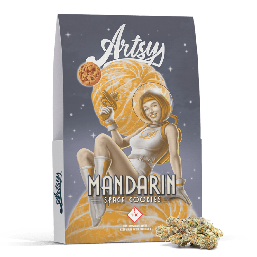 Mandarin Space Cookies by Artsy Cannabis Co.
