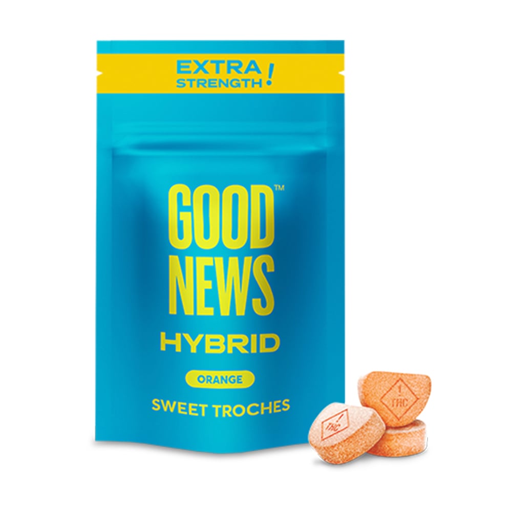 Extra Strength Orange Sweet Troches [10pk] (500mg) by Good News™