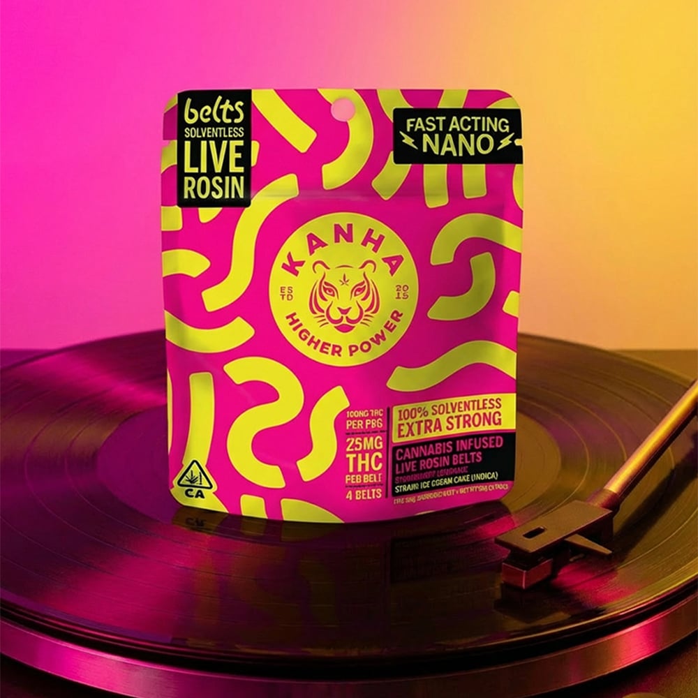 Strawberry Lemonade Live Rosin Belts - Indica [4pk] (100mg) by KANHA in United States