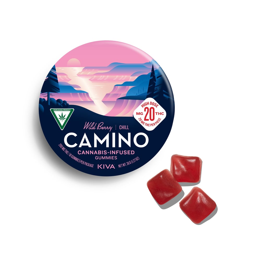 'Chill' Wild Berry [10pk] (200mg THC) by Camino