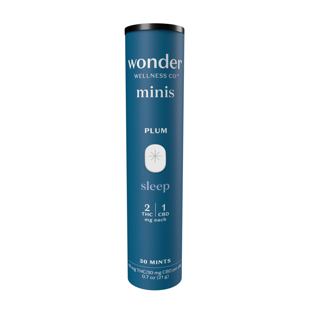 *Wonder Sleep Minis 1:1:1 (Plum) [30pk] (30mg CBD/60mg THC) by * Wonder Wellness Co.™