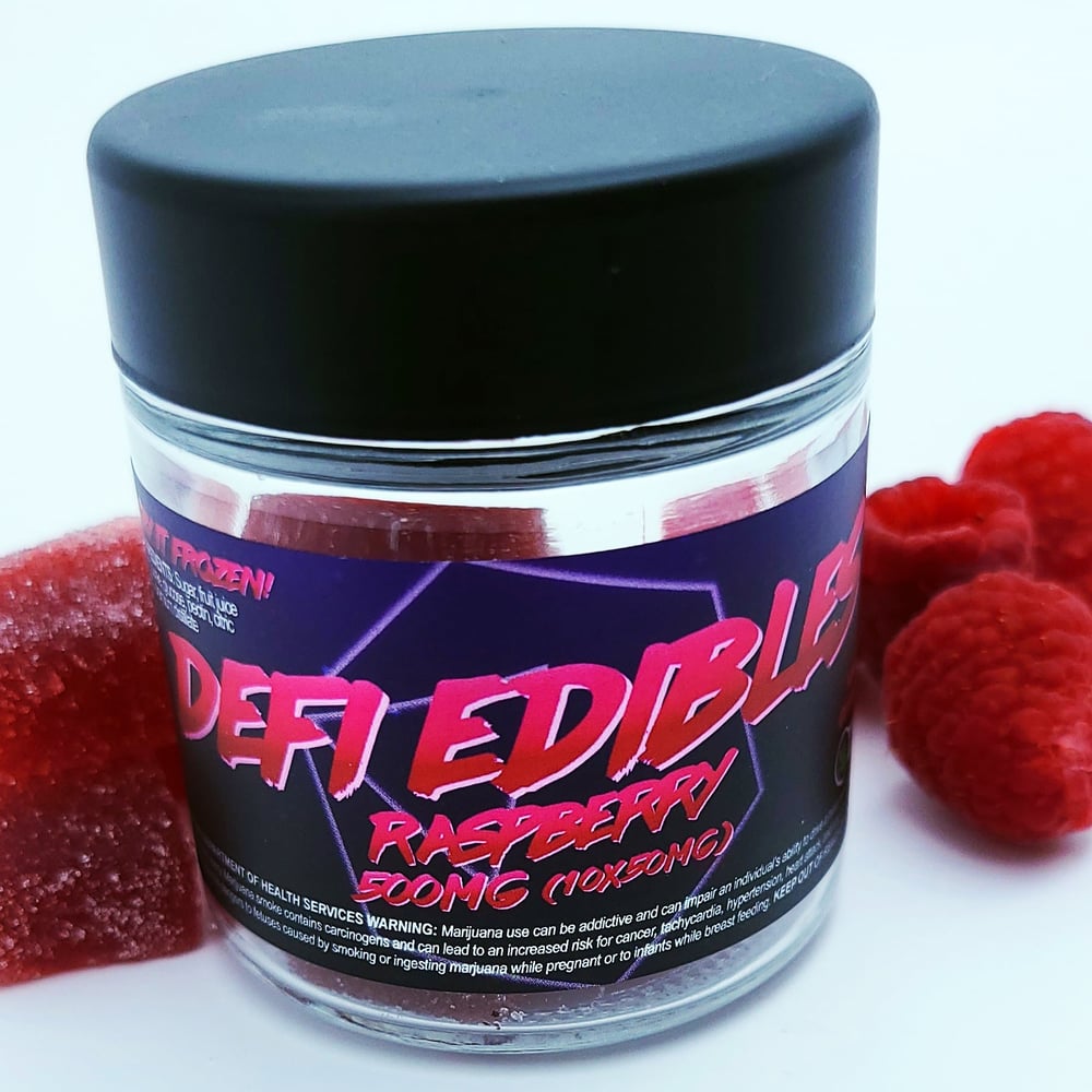 Raspberry [10pk](500mg) by Defi Edibles