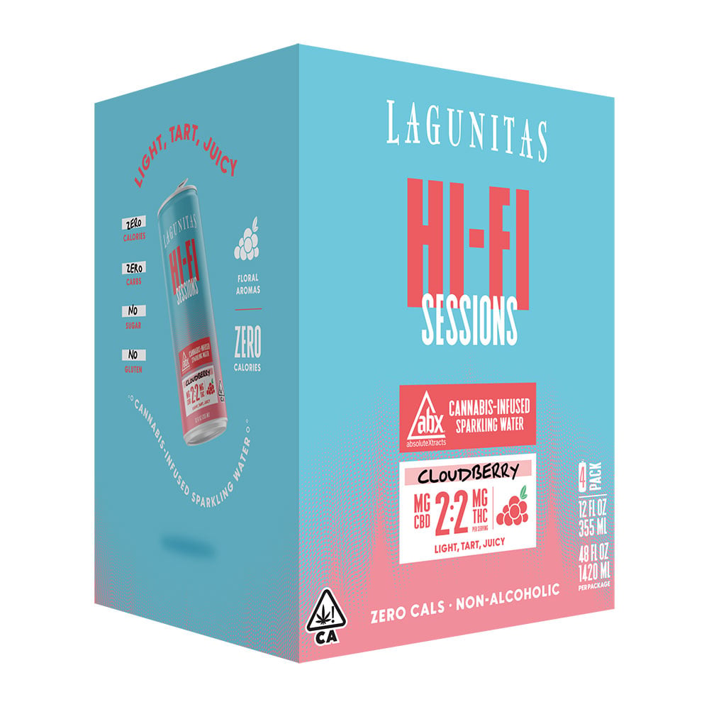 Hi-Fi Sessions - CLOUDBERRY - [6pk] (12mg CBD/12mg THC) by Lagunitas