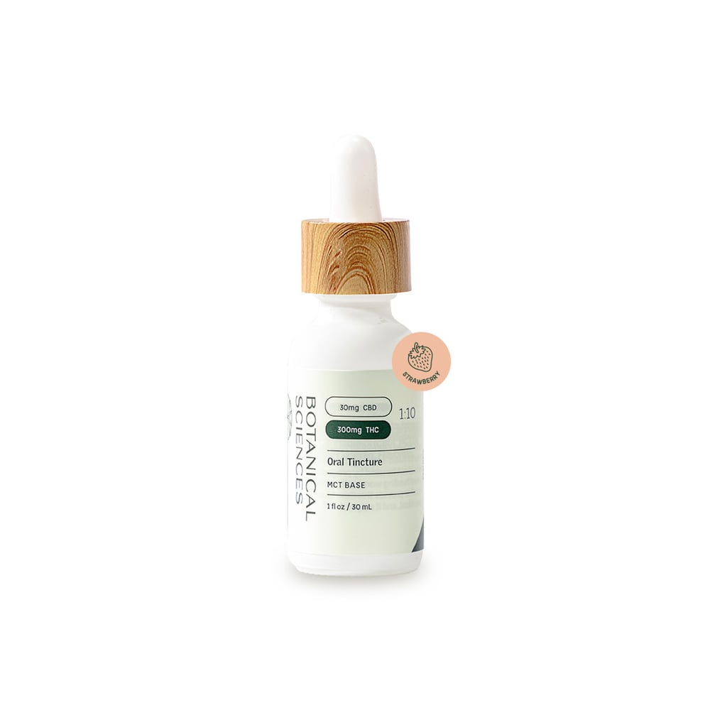 1:10 Strawberry [30ml] (30mg CBD/300mg THC) by Botanical Sciences