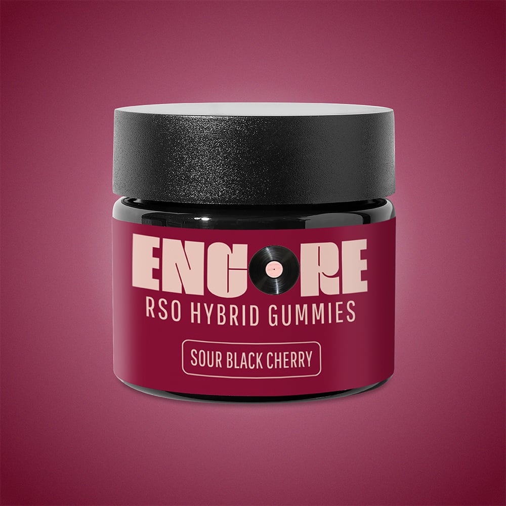 Sour Black Cherry RSO - Hybrid [10pk] (110mg) by Encore Edibles
