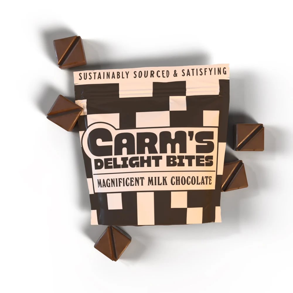 Magnificent Milk Chocolate [10pk] (100mg) by Carm's Delight Bites
