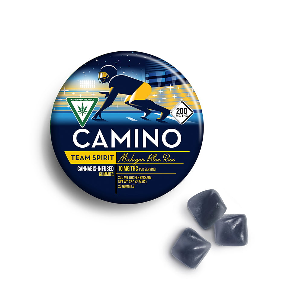 'Team Spirit' Michigan Blue Raz [20pk] (200mg) by Camino