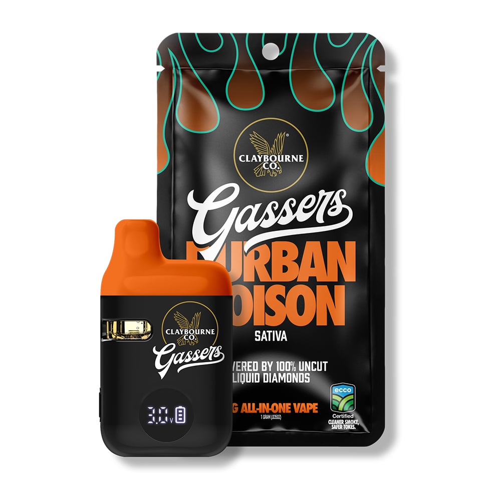 Durban Poison (1g) - Gassers All-In-One Liquid Diamonds Vape by Claybourne in United States