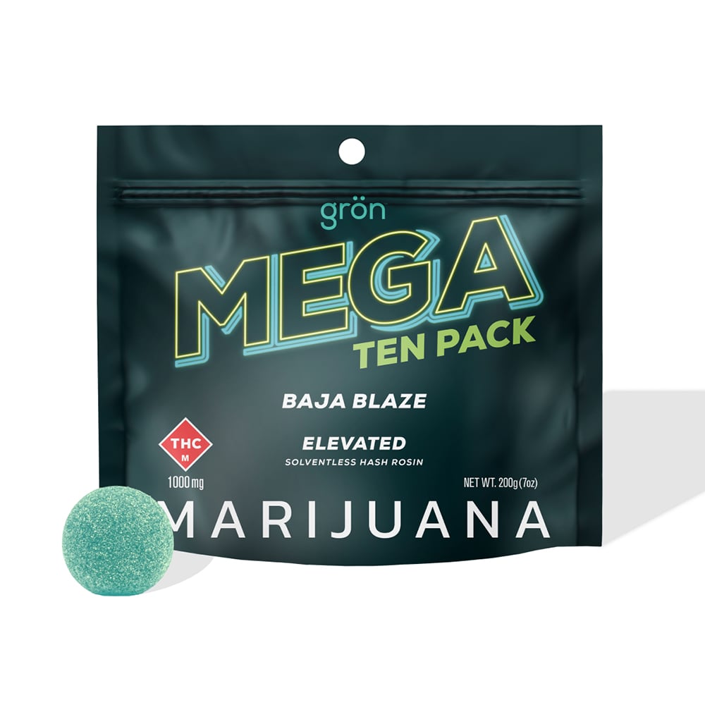 Baja Blaze Mega Pearl - Elevated [10pk] (1000mg) by Grön