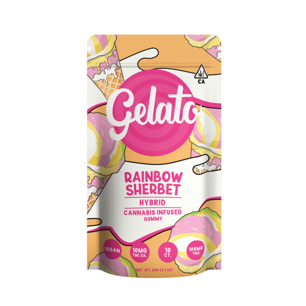 Rainbow Sherbet [10pk] (200mg) by Gelato