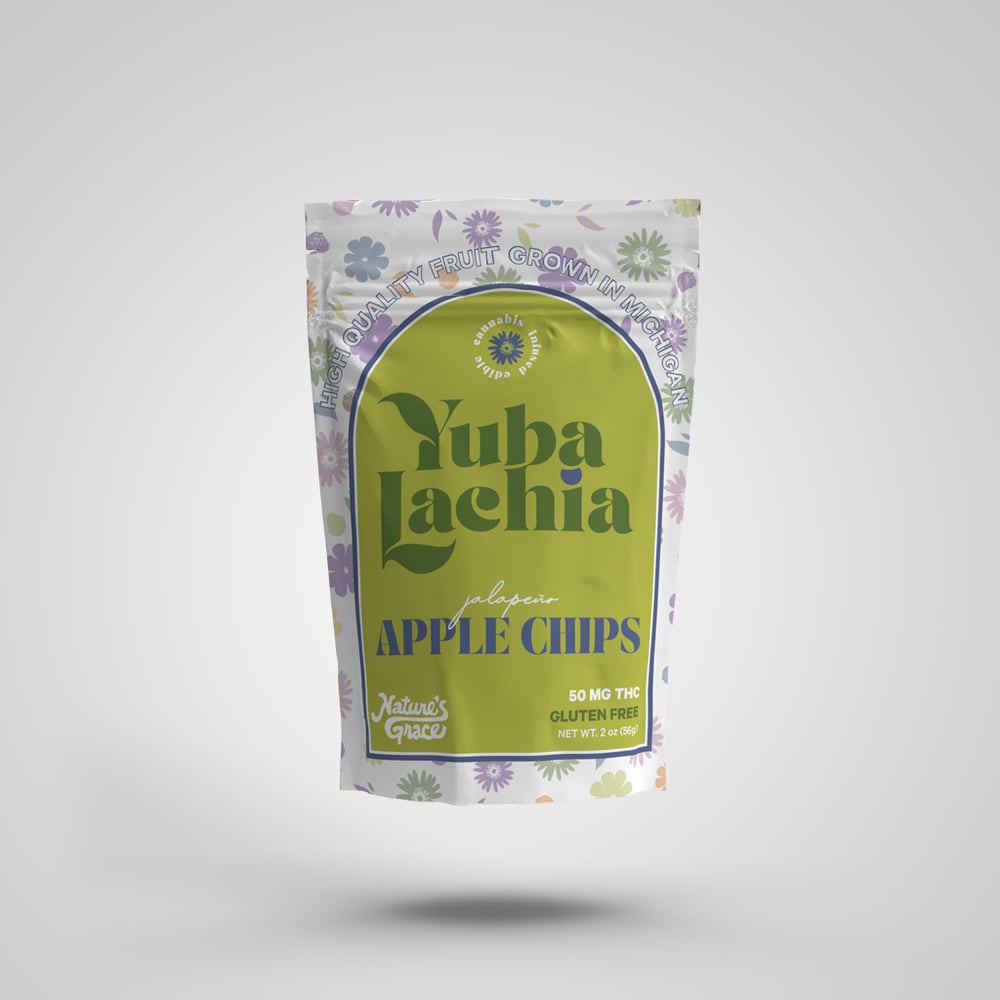 Jalapeno Apple Chips (50mg) by Yubalachia