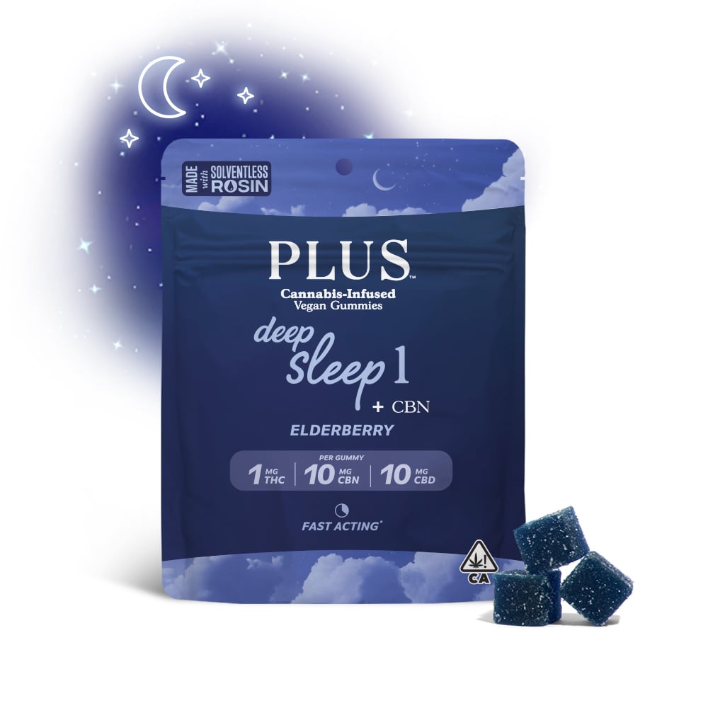 Deep Sleep Elderberry  1:10:10 [10pk] (10mg THC/100mg CBN/100mg CBD) by Plus Products