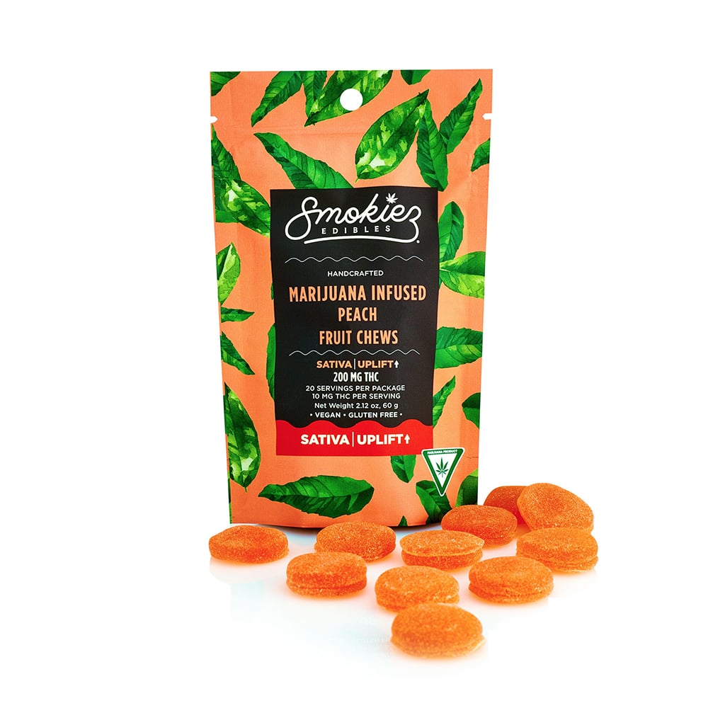 Peach  - Sativa [10pk] (200mg) by Smokiez