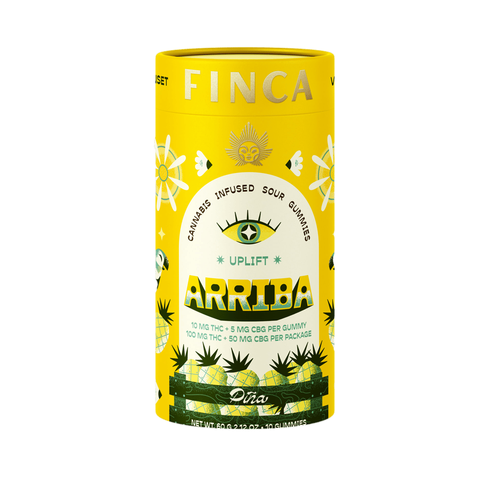 Arriba Piña Uplift [10pk] (100mg THC/50mg CBG) by NY Finca