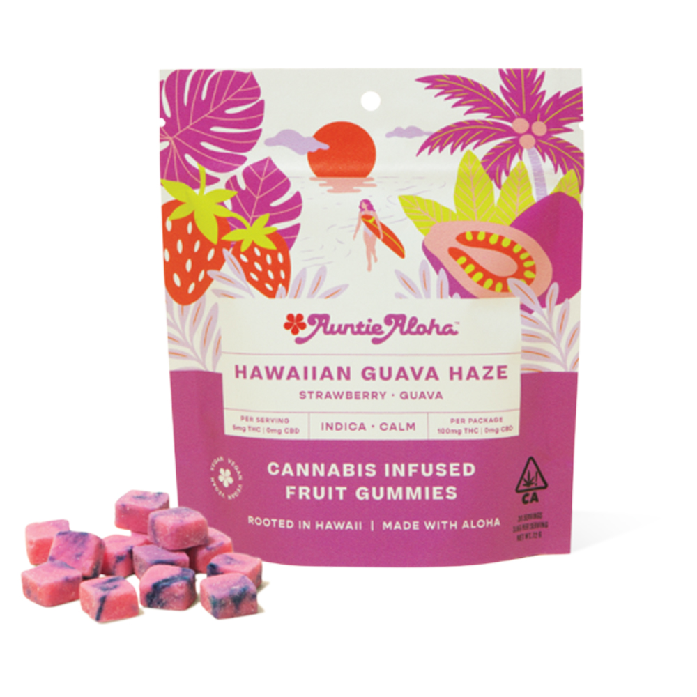 Hawaiian Guava Haze [20pk] (100mg) by Auntie Aloha