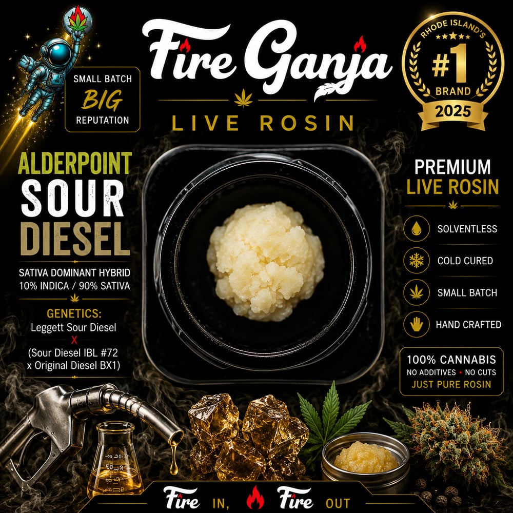 Alderpoint Sour Diesel [5g] by Fire Ganja