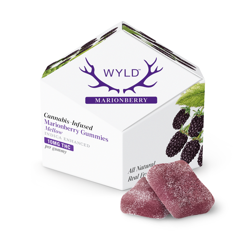 Marionberry Indica Enhanced Gummies | 100mg THC by WYLD