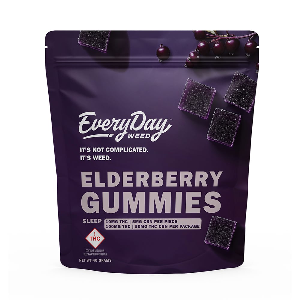 2:1 Elderberry [10pk] (100mg THC/50mg CBN) by Every Day Weed