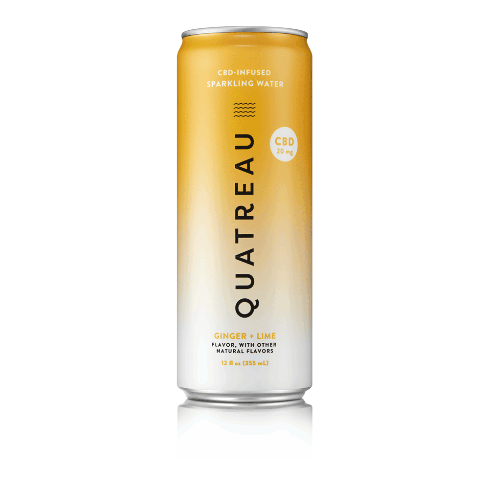 Lime & Ginger [355ml] (20mg CBD) by Quatreau