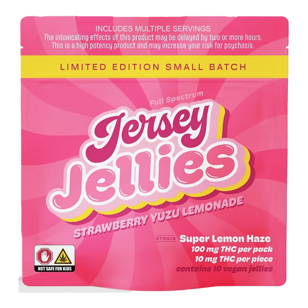 Strawberry Yuzu Lemonade [10pk] (100mg) by Jersey Jellies